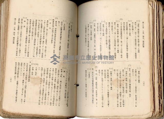 《高雄州市街庄例規輯覽》藏品圖，第479張