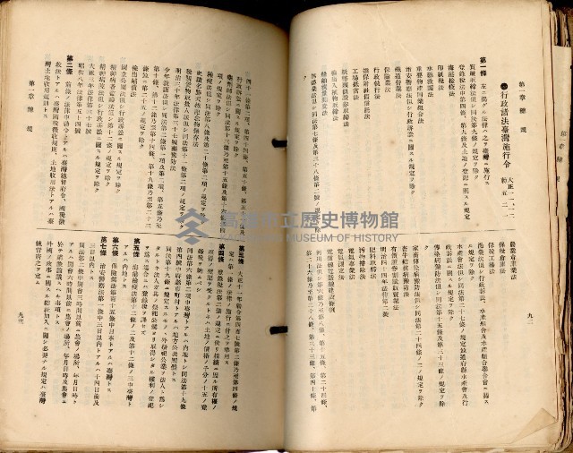 《高雄州市街庄例規輯覽》藏品圖，第79張