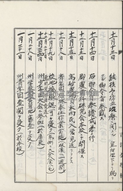學校沿革誌（美濃吉洋學校）藏品圖，第120張