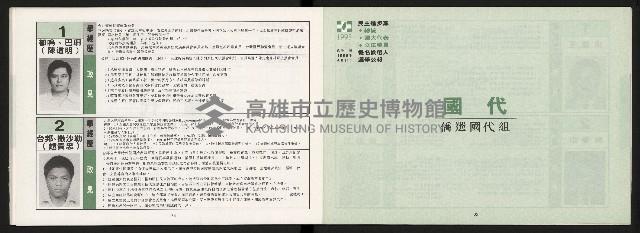 《民進黨總統、國大代表、立法委員提名候選人選舉公報》藏品圖，第19張