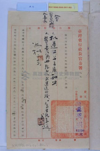 市政府暨所屬機關出勤年終獎金藏品圖，第12張