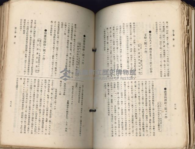 《高雄州市街庄例規輯覽》藏品圖，第309張