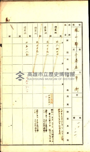 州有墓地臺帳（高雄市）藏品圖，第40張