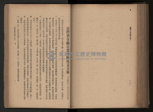 《臺灣省民意機關之建立》藏品圖，第200張