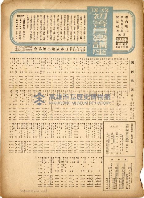 國民歌謠：興亞行進曲、用心づくし演奏本藏品圖，第8張