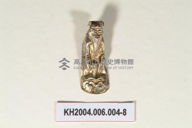 銀鎏金八仙慶壽帽花組藏品圖，第9張