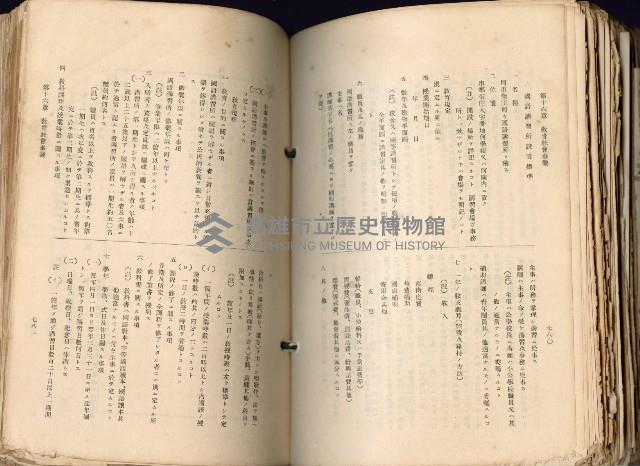 《高雄州市街庄例規輯覽》藏品圖，第438張