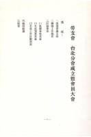 台灣勞工運動支援會台北分會1991年成立暨會員大會手冊藏品圖，第2張