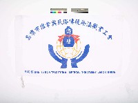 高雄市推拿與民俗傳統療法職業工會會旗藏品圖，第1張