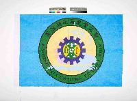 高雄關稅局產業工會會旗藏品圖，第1張