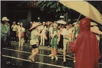 1991年9月7~8日蔡同榮發起之公投入聯台北大遊行活動負片及其相片藏品圖，第1張