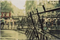 1991年9月7~8日蔡同榮發起之公投入聯台北大遊行活動負片及其相片藏品圖，第1張