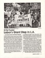 英文文章〈How L.A.'s Janitors Won〉影本藏品圖，第2張