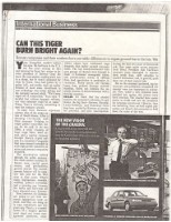 英文文章〈Can This Tiger Burn Bright Again?〉影本藏品圖，第1張