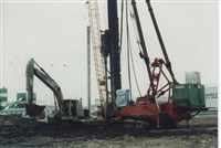 高雄市硫酸錏公司「彰濱工業區行政大樓」興建攝影照片藏品圖，第1張