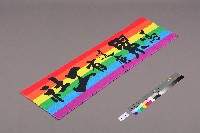 高雄市社工工會設計發行「社工有這麼累嗎系列倡議毛巾」彩虹版藏品圖，第1張