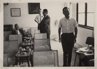 台肥公司《五十五年三月監察委員視察本廠》照片1藏品圖，第2張