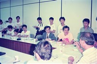 1992年10月勤翔員工赴勞工科參加團體協商會議數位相片藏品圖，第1張