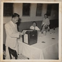 台灣省電信工會出席台灣省總工會九次會員代表大會代表選舉相片藏品圖，第2張