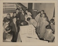 電信工會參觀北局新建自動機房大廈相片藏品圖，第4張