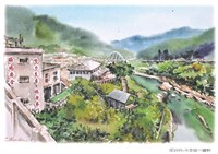 猴硐礦工文史館「手繪明信片組」藏品圖，第3張