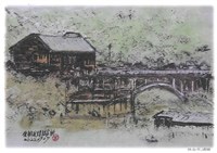猴硐礦工文史館「手繪明信片組」藏品圖，第9張