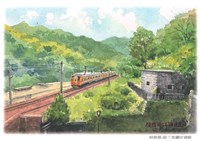 猴硐礦工文史館「手繪明信片組」藏品圖，第19張