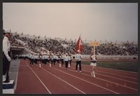 民國80年「台灣區勞工運動大會」開幕典禮—參加團體入場藏品圖，第1張