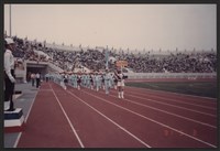 民國80年「台灣區勞工運動大會」開幕典禮—參加團體入場藏品圖，第1張