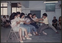 1992年6月29~30日嘉隆關廠工人進行組訓之相片數位檔藏品圖，第1張