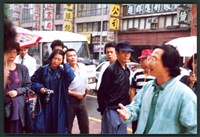 1992年5月22日勞陣抗議銀行員工會幹部周永福被非法調職相片數位檔藏品圖，第1張