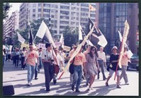 1992年10月4日「一台一中行動聯盟」舉辦「1004大遊行」相片數位檔藏品圖，第1張