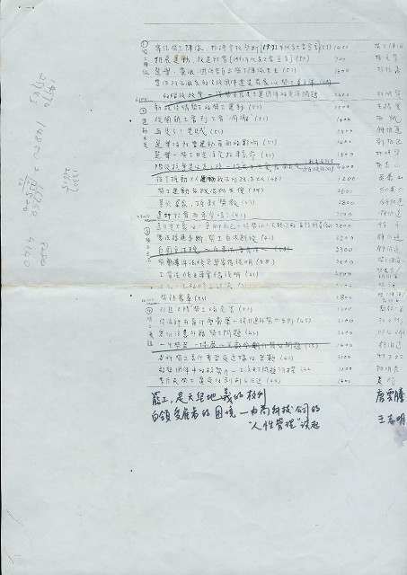 《台灣工運經驗》編輯資料的圖片