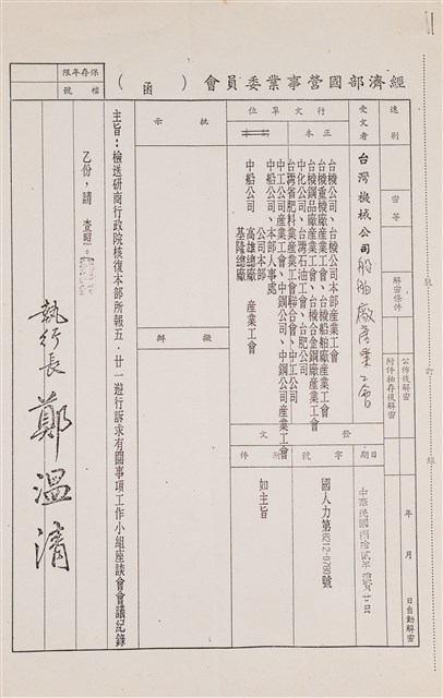 經濟部相關文獻(影本)的圖片
