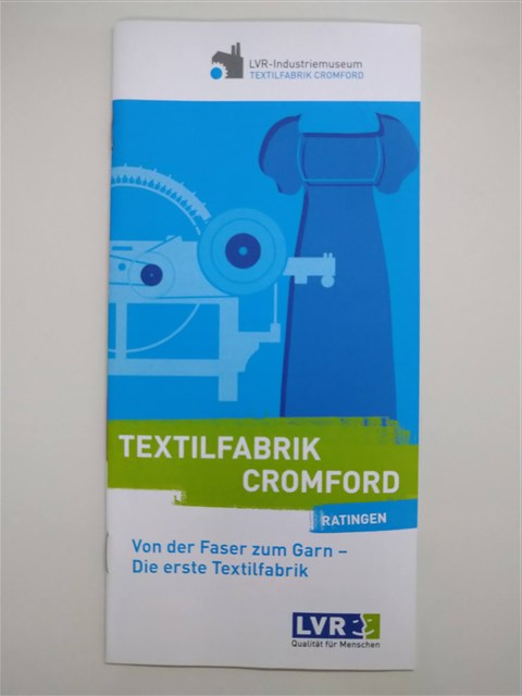 「Textilfabrik Cromford Ratingen」簡介小冊的圖片