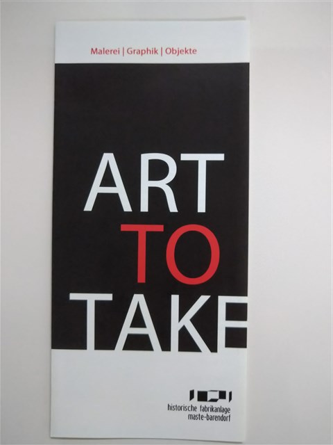 「Art to Take: Kleine Kunstmesse」特展摺頁的圖片