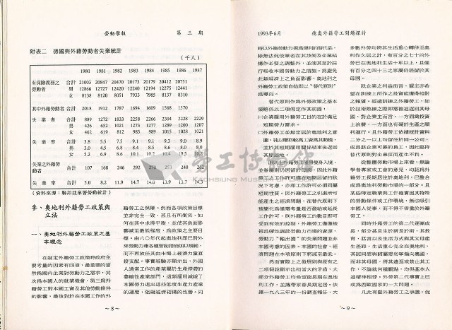 《政大勞動學報》第三期藏品圖，第11張