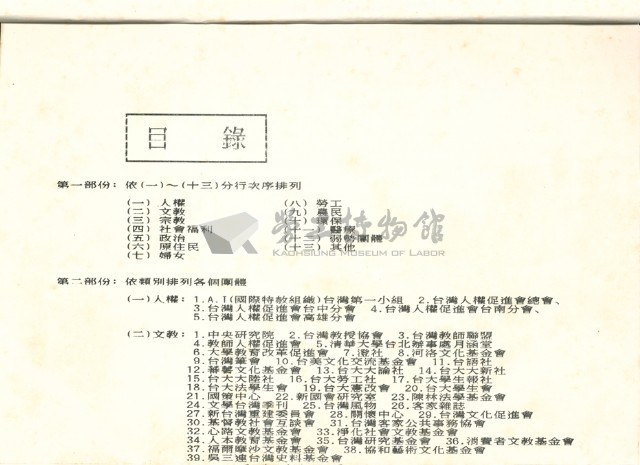 社會團體聯絡手冊藏品圖，第4張