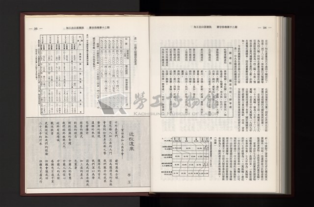 《加工出口區簡訊合訂本》第24卷第1期至第24卷第12期藏品圖，第339張