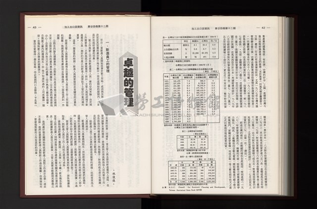 《加工出口區簡訊合訂本》第24卷第1期至第24卷第12期藏品圖，第343張