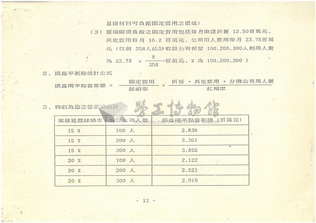 〈附件五〉重機廠延後標售補充說明資料影本藏品圖，第3張