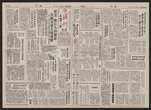 《加工出口區區刊半月刊合訂本》第193期至第338期藏品圖，第23張
