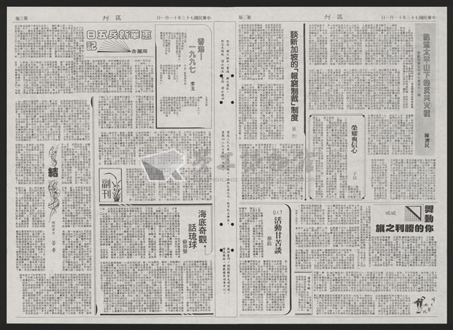 《加工出口區區刊半月刊合訂本》第193期至第338期藏品圖，第230張