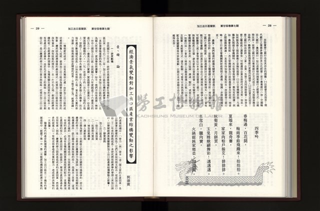 《加工出口區簡訊合訂本》第24卷第1期至第24卷第12期藏品圖，第194張