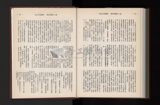 《加工出口區簡訊合訂本》第24卷第1期至第24卷第12期藏品圖，第314張