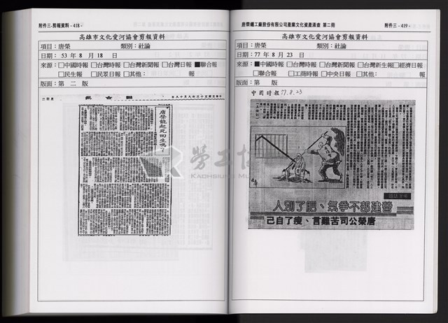 「唐榮鐵工廠股份有限公司產業文化資產清查」第二冊藏品圖，第324張