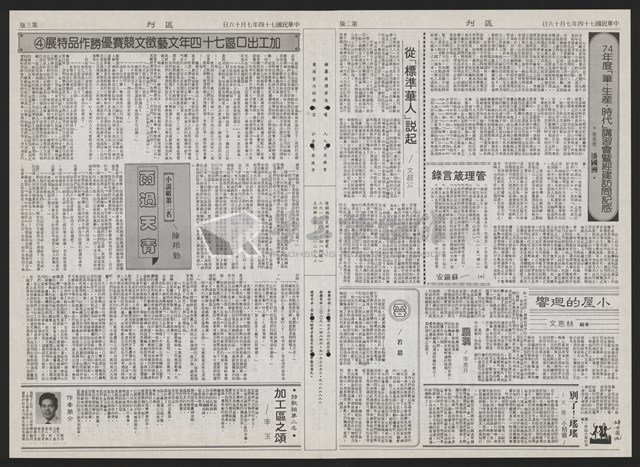 《加工出口區區刊半月刊合訂本》第193期至第338期藏品圖，第268張