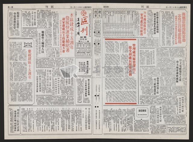 《加工出口區區刊半月刊合訂本》第193期至第338期藏品圖，第79張