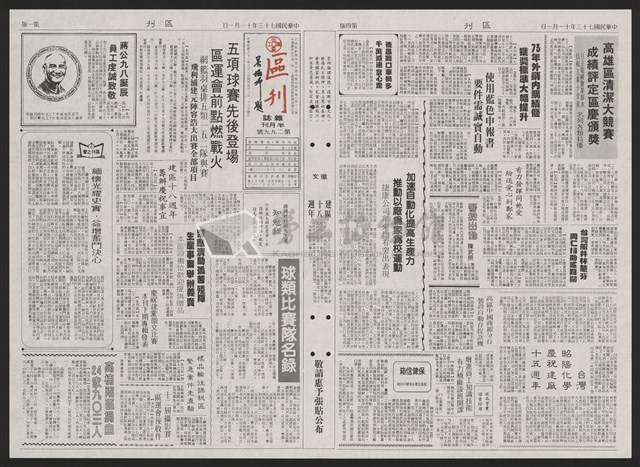 《加工出口區區刊半月刊合訂本》第193期至第338期藏品圖，第229張