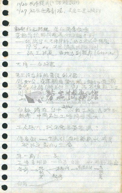 劉格正組訓課程筆記藏品圖，第6張